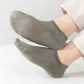 Men's Solid Color Mesh Breathable Socks